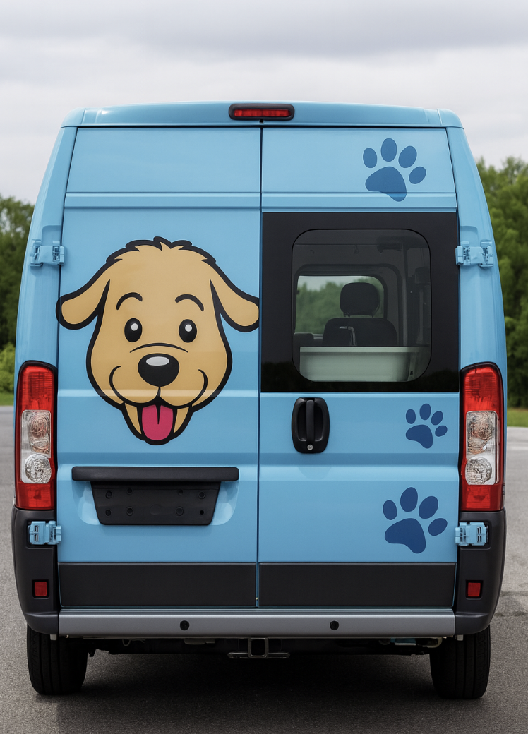 Monster Paws Mobile - Rear View